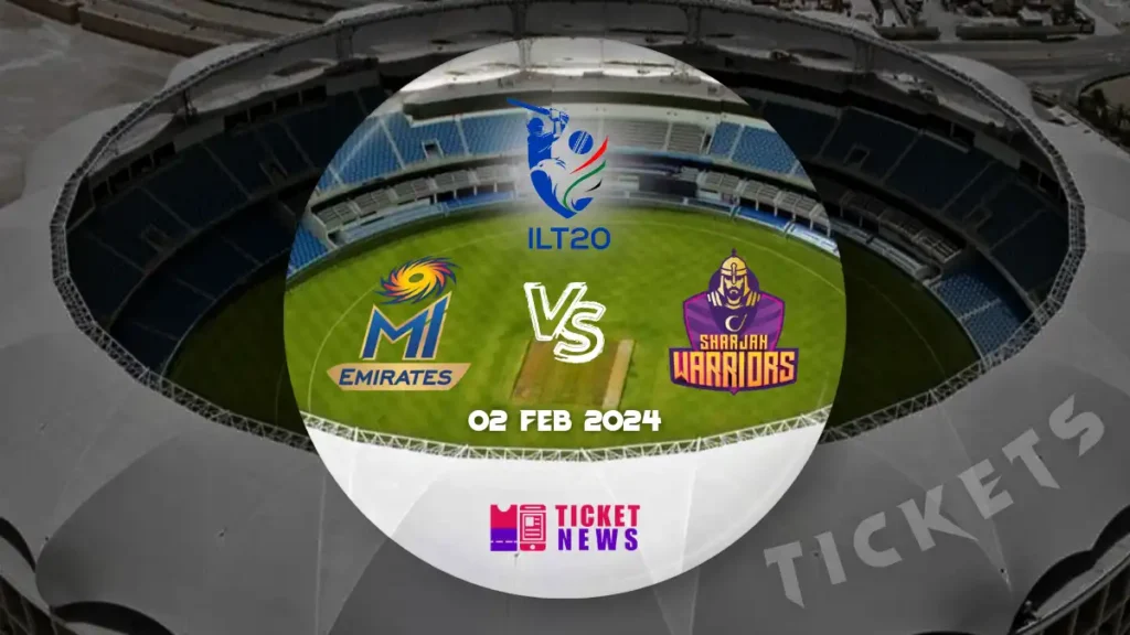 MI Emirates VS Sharjah Warriors Tickets