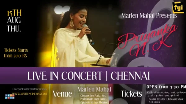 Priyanka N K Live Concert Chennai