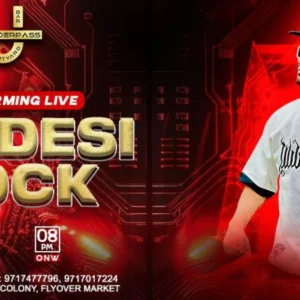 KD Desi Rock Performing Live